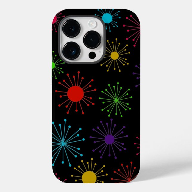 Retro Starbursts Case-Mate iPhone Case (Back)