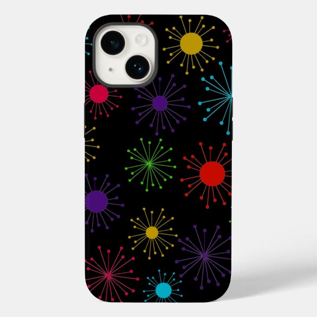Retro Starbursts Case-Mate iPhone Case (Back)