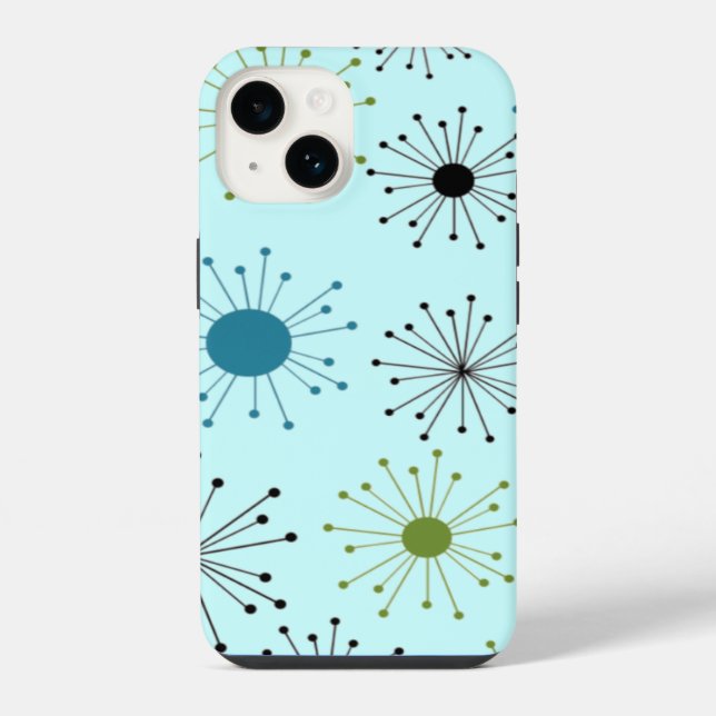 Retro Starbursts iPhone Case (Back)