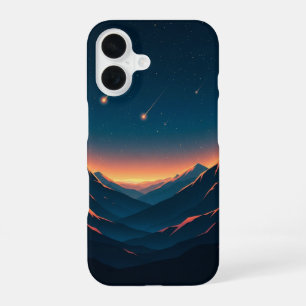 Retro Starfall Valley iPhone 16 Case