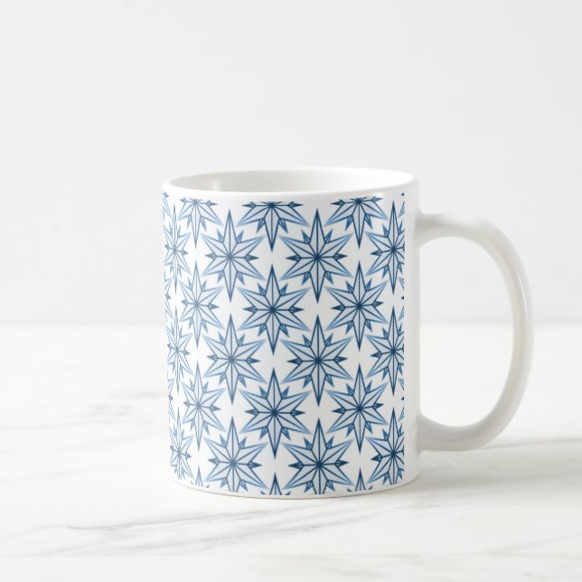 Retro Starlight Mug, Royal Blue Coffee Mug (Right)