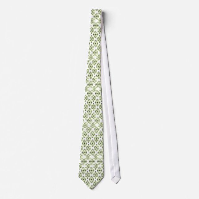 Retro Starlight Tie, Green Tie (Front)