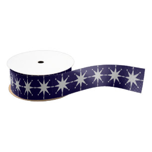 Retro Stars Grosgrain Ribbon