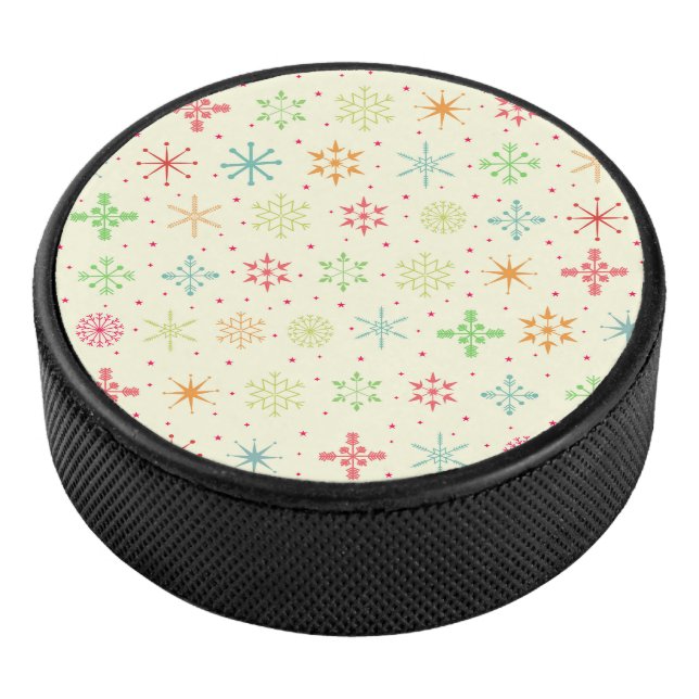 Retro Stars Hockey Puck (3/4)