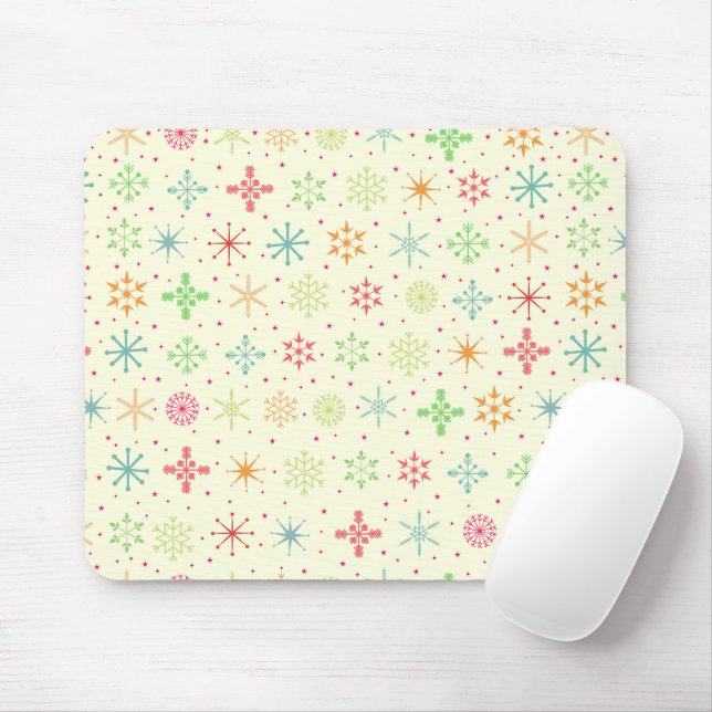 Retro Stars Mouse Pad (With Mouse)