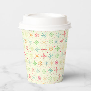 Retro Stars Paper Cups