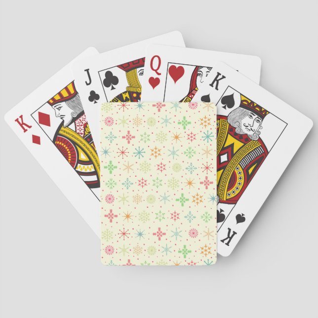 Retro Stars Playing Cards (Back)