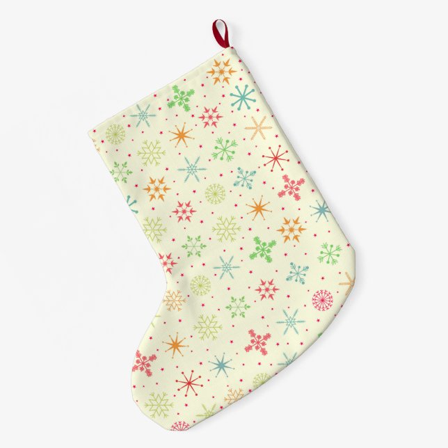 Retro Stars Stocking (Back (Hanging))