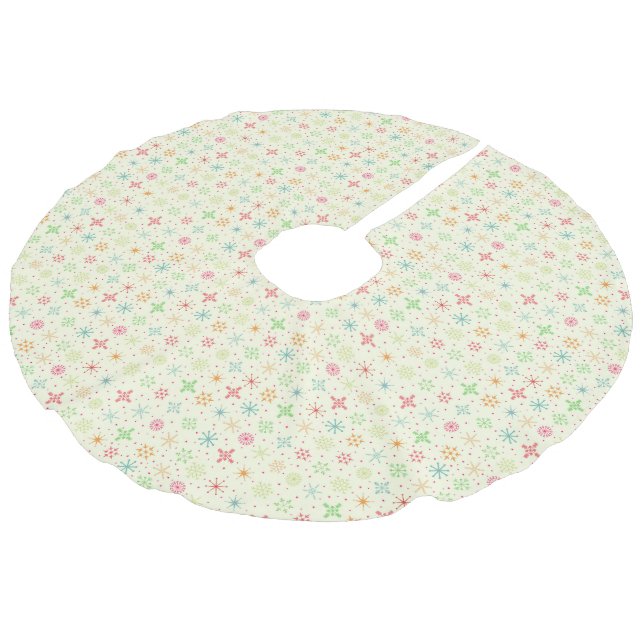 Retro Stars Tree Skirt (Angled)