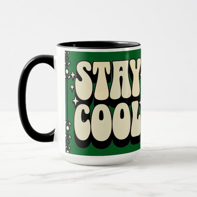 Retro Stay Cool  Mug (Left)