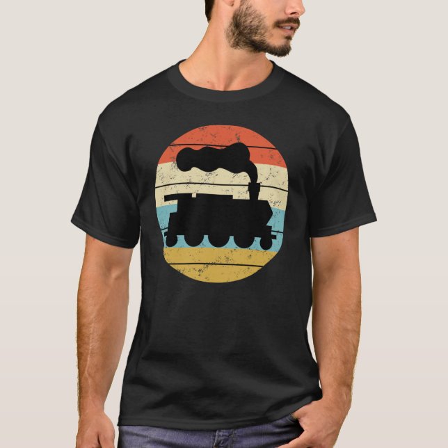 Retro steam train T-Shirt (Front)