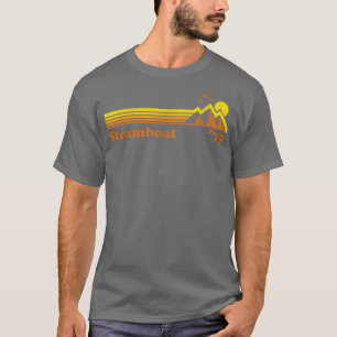 Retro Steamboat Ski Resort Colorado Snowboard Moun T-Shirt