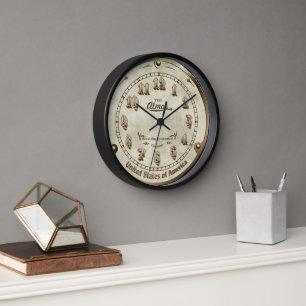 Retro Steampunk style Clock imitation