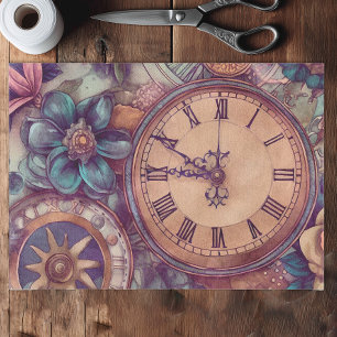 Retro Steampunk Tissue Paper