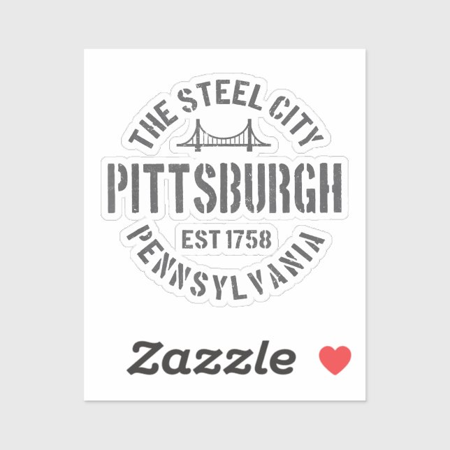 Retro Steel City Pittsburgh Pennsylvania Yinz vint (Sheet)
