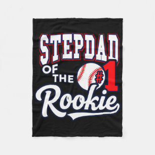 Retro Stepfather Stepdad Of The Number 1 Rookie Se Fleece Blanket