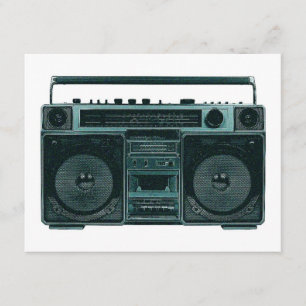 retro stereo invitation