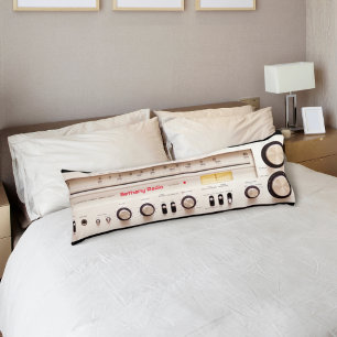 Retro Stereo Tuner Body Cushion