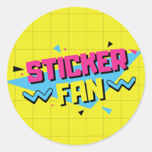 Retro Sticker Fan