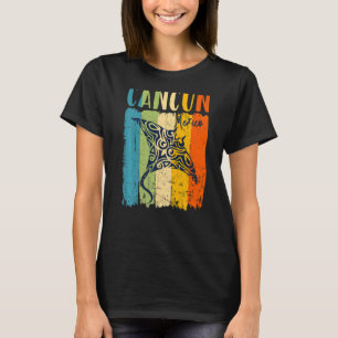 Retro Stingray Cancun Mexico Theme Friends Family T-Shirt