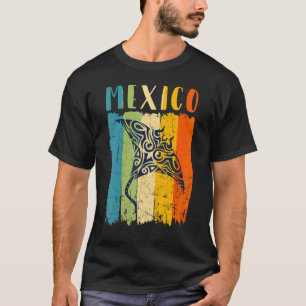 Retro Stingray Mexico Theme Friends  Family T-Shirt