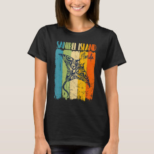 Retro Stingray Sanibel Island Florida Theme Friend T-Shirt