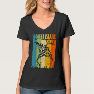 Retro Stingray Sanibel Island Florida Theme Friend T-Shirt