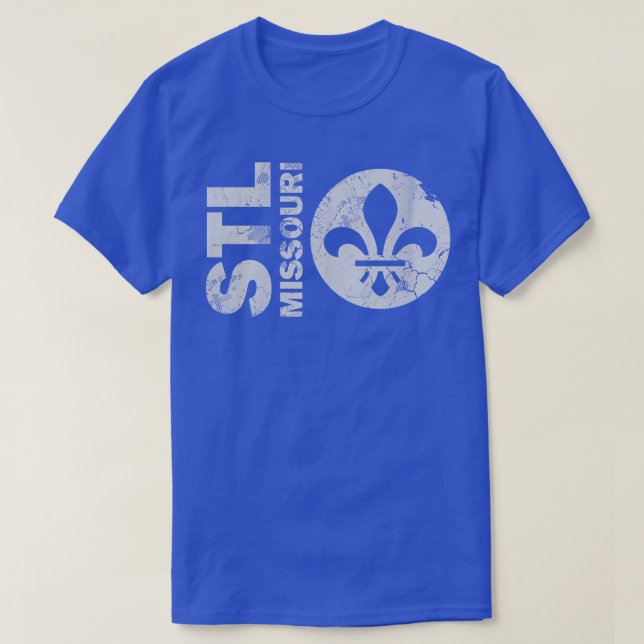 Retro Stl St Louis Missouri T-Shirt (Design Front)