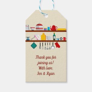 Retro Stock the Kitchen Thank You Gift Tags