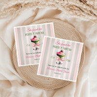 Retro Strawb Perfect Matcha Pink Bow Bridal Shower