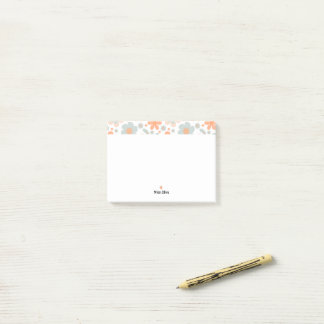 Retro Strawberry and Pastel Flower Post-it Notes