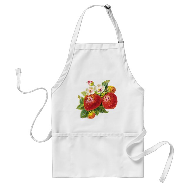Retro Strawberry Standard Apron (Front)