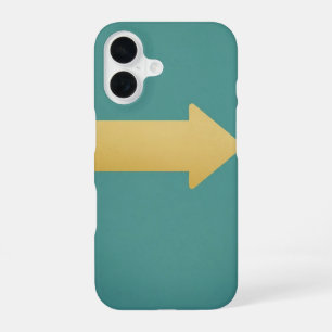 Retro Street Arrow Sign iPhone 16 Case