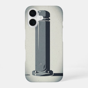 Retro Street Bollard iPhone 16 Case