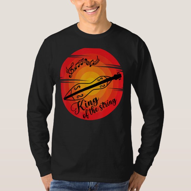 Retro String instrument appalachian dulcimer T-Shirt (Front)