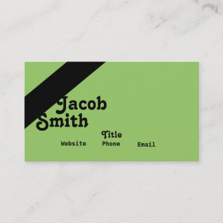 Retro Stripe 70's Business Cards