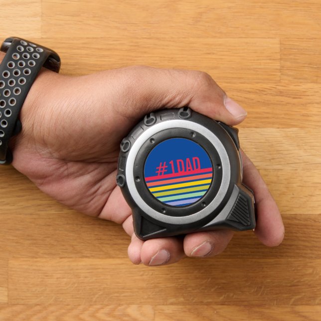 Retro Stripe Number One Dad 1 (Home)