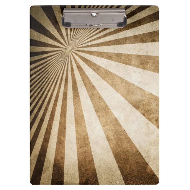 Retro stripe pattern background clipboard (Front)