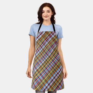 Retro Striped Seamless Pattern Apron