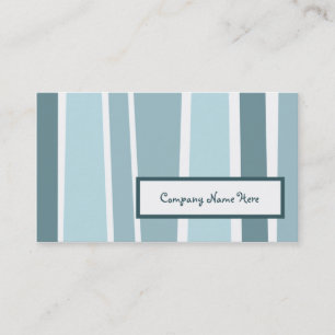 retro stripes : 2-sided : business card