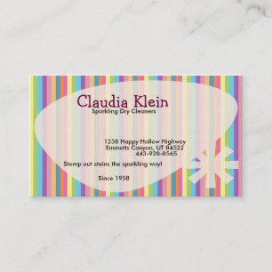 Retro Stripes Business card