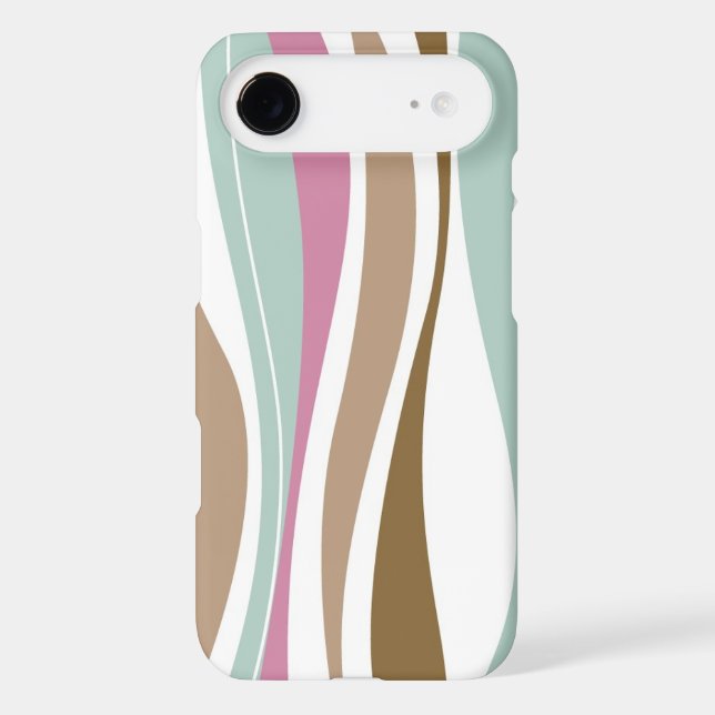 Retro Stripes Case-Mate iPhone Case (Back)