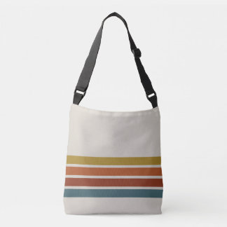 Retro Stripes Crossbody Bag