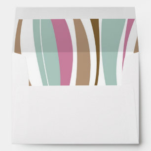 Retro Stripes Envelope