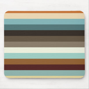Retro Stripes Mouse Mat