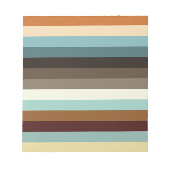 Retro Stripes Notepad (Front)