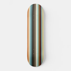 Retro Stripes Skateboard