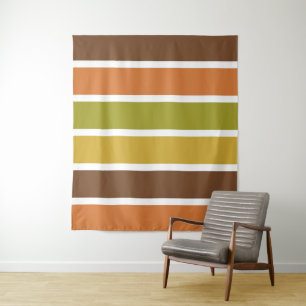 Retro Stripes tapestries