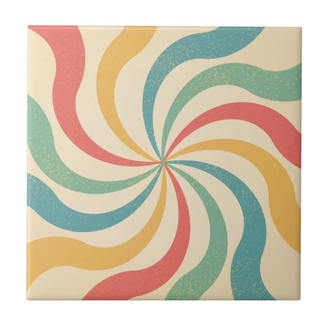  Retro Stripes Tile (Front)