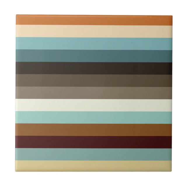 Retro Stripes Tile (Front)